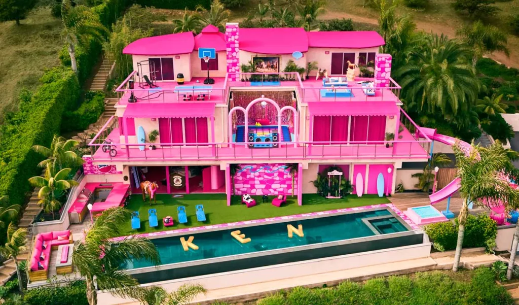 Airbnb Barbie house